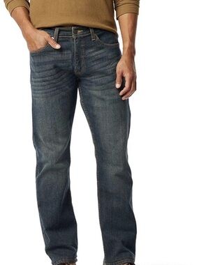 Levi Strauss Signature Gold Men’s Regular Straight Fit Jeans, 33W x 32L